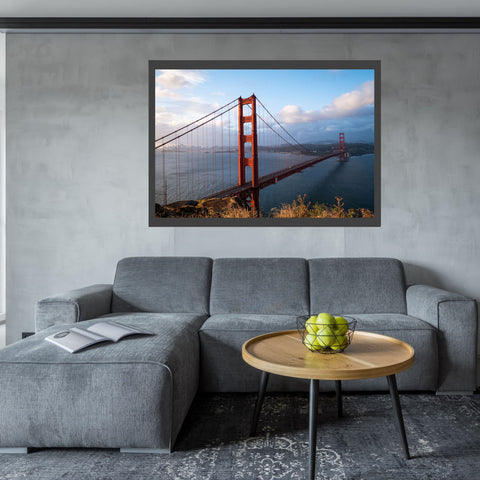 San Francisco - Puente Golden Gate | California | Paisaje urbano | Paisaje marino | cartel total