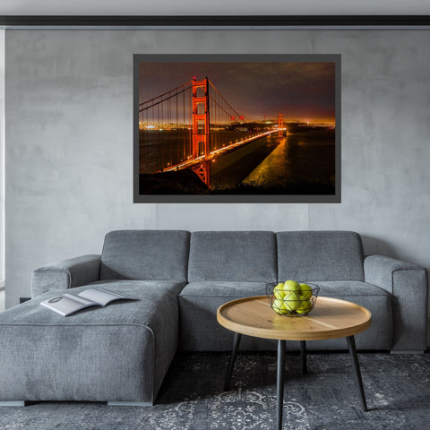 San Francisco - Puente Golden Gate | California | Paisaje urbano | Paisaje marino | cartel total