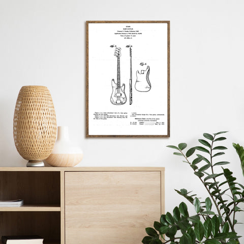 Patentes de guitarra 1959 Fender | Ilustraciones | cartel total