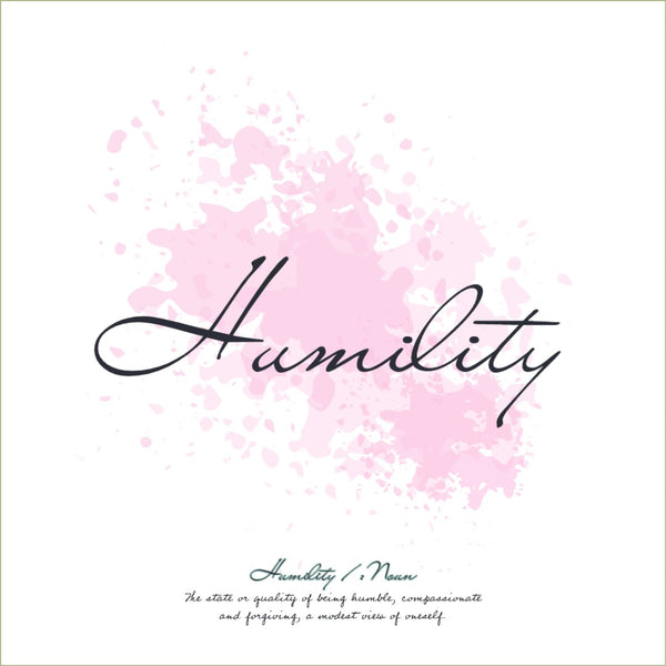 Humility - Spiritual Print with definition - square print  | Inspirational | Totalposter