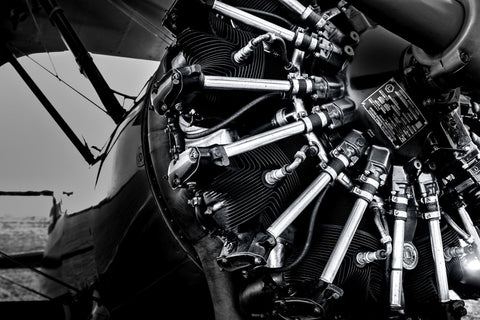 Boeing Stearman Lycoming Radial Engine | Carteles de aviones y aviación | cartel total