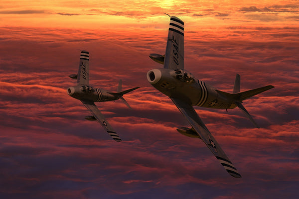 USAF F86A Sabre | Aircraft and Aviation | Totalposter