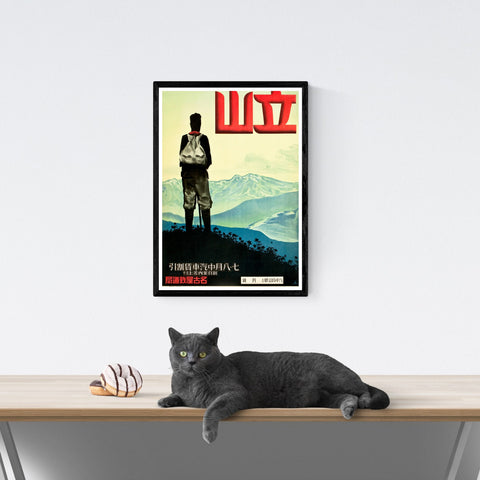 Póster de viaje vintage Japón | Arte japonés | Japonés | cartel total