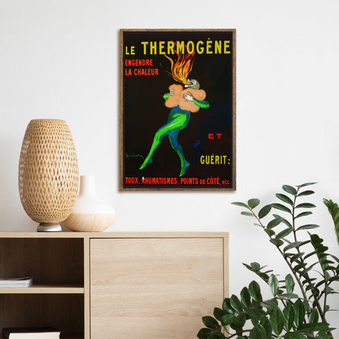 Anuncio de época | Le Thermogene | Art Nouveau | Ilustración | cartel total