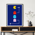 Pacman - Pacman print  contemporary art  | 80s | Totalposter