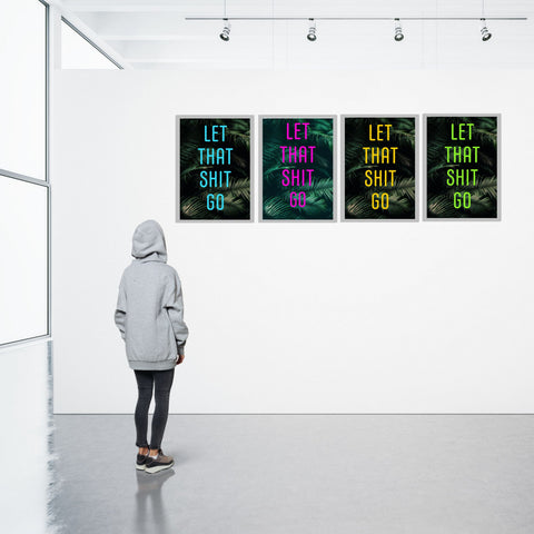 Deja ir esa mierda | Inspirador | Recuperación | cartel total