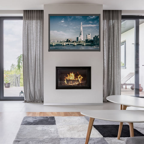 El fragmento y el río Támesis dispararon | Londres | Paisaje urbano | cartel total