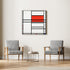 Piet Mondrian Composition No 4 with red and blue (1938–1942) print | Home Decor | Totalposter