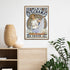 Vintage Alphonse Mucha Bleu Deschamps  print | Home Decor | Totalposter