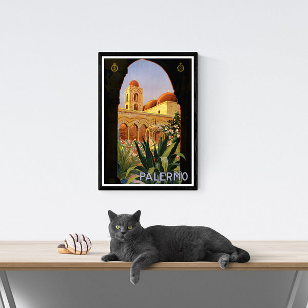 Palermo | Vintage Travel Poster  | Italy | Travel | Totalposter