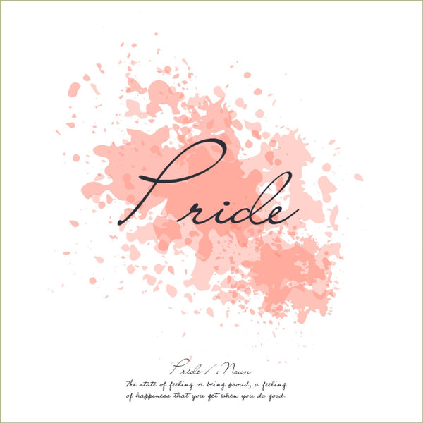 Pride - Spiritual Print with definition - square print  | Inspirational | Totalposter
