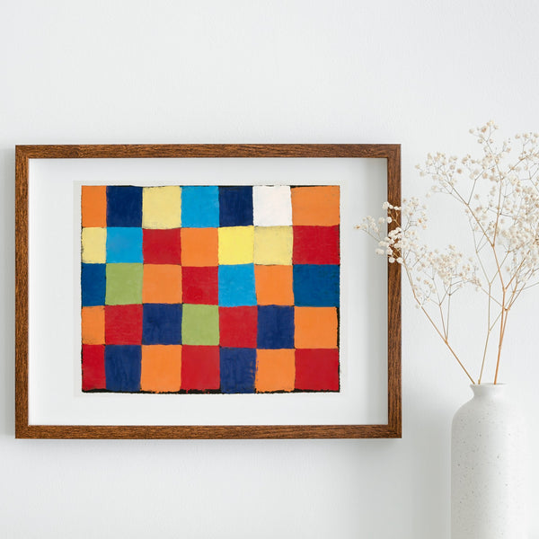 Paul Klee Qu 1 color chart  | Famous Art |  | Totalposter