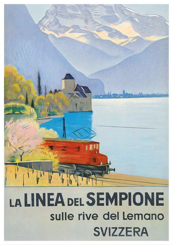 Vintage Travel Poster | Railways | Switzerland | Art Deco