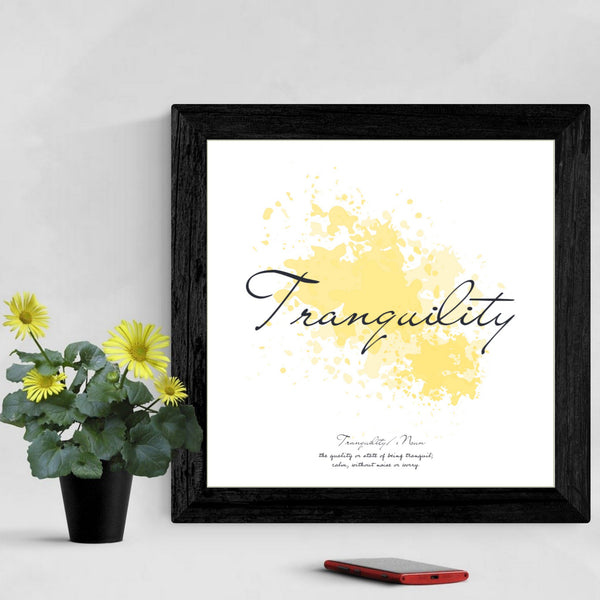 Tranquility - Spiritual Print with definition - square print  | Inspirational | Totalposter