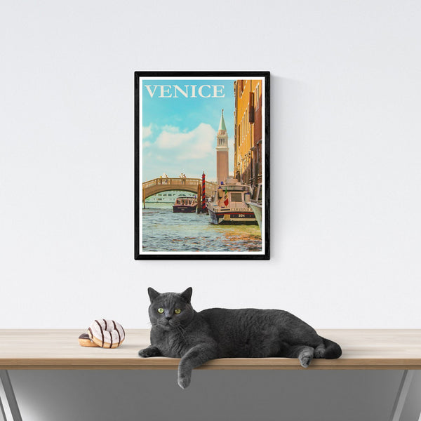 Venice | Vintage Travel Poster  | Italy | Travel | Totalposter