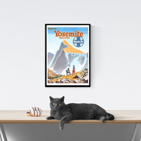 Vintage Travel Poster Print estilo art Déco