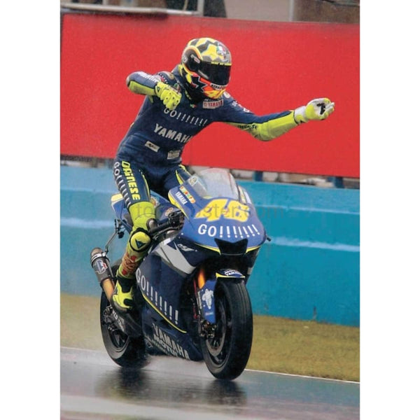 Valentino Rossi celebrates | MotoGP posters TotalPoster