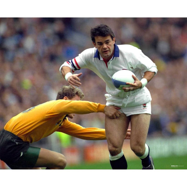 Will Carling | England Australia World Cup Final- Poster